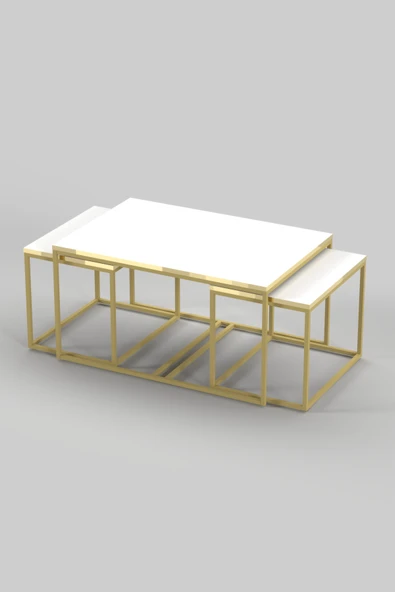 Tv Sehpası Tv Ünitesi 160 Cm Gümüş Beyaz Mistral 5073 - 3