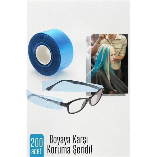 Gözlük Koruyucu Film –  Kuaförler İçin Hijyenik Koruma 200 ADET ürün görseli