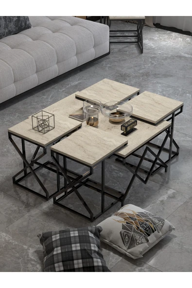 Tv Sehpası Tv Ünitesi 136 Cm Gordion Vienna 5008 - 4