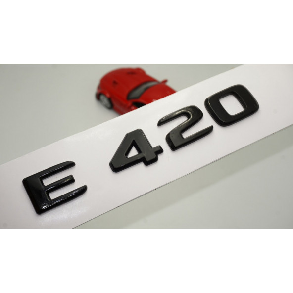 E 420 Bagaj Parlak Siyah ABS 3M 3D Yazı Logo