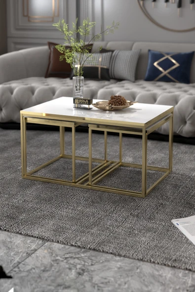 Tv Sehpası Tv Ünitesi 160 Cm Gümüş Beyaz Mistral 5073 - 5