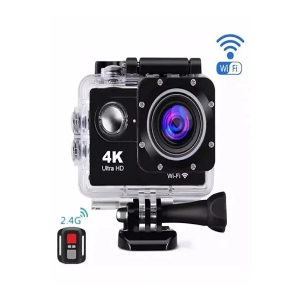 Kumandalı 4K Wi-Fi Aksiyon Kamerası - Resim 4