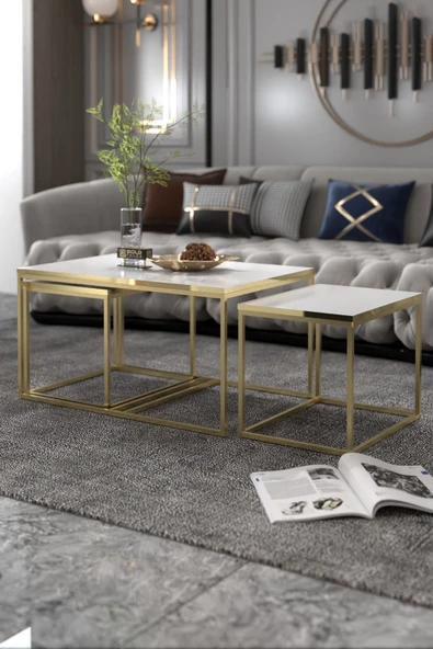 Tv Sehpası Tv Ünitesi 160 Cm Gümüş Beyaz Mistral 5073 - 6