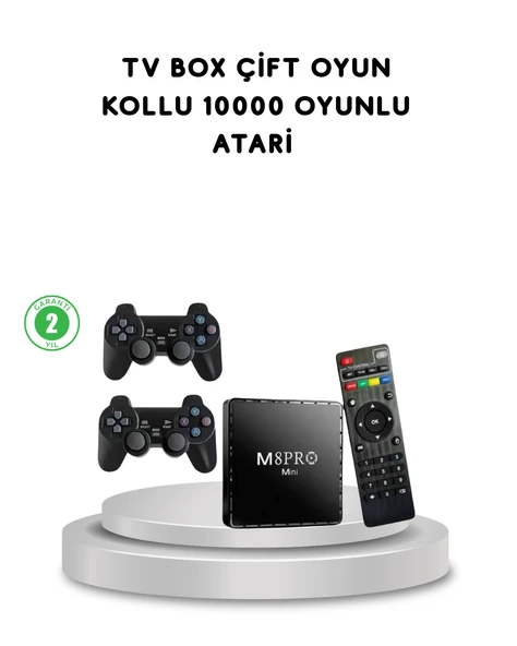 M8Pro Mini 2 Android 12 64 GB TV Box – 10K Ultra HD Görüntü & Oyun Keyfi ürün görseli 1