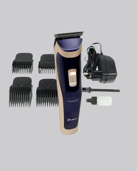 Unisex Şarjlı Saç ve Sakal Tıraş Makinesi – Ayarlanabilir Tarak Başlıkları, Sessiz Motor - Resim 2