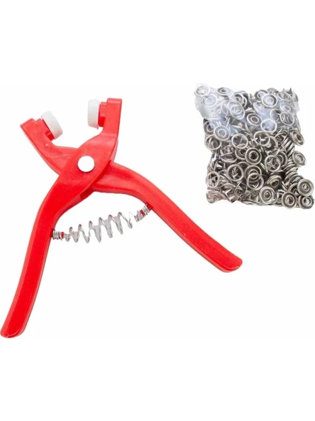 Yuvarlak Halkalı Kuş Gözü Pensesi 9.5 Mm - Bebek Elbise Çıtçıt Montaj Seti ürün görseli