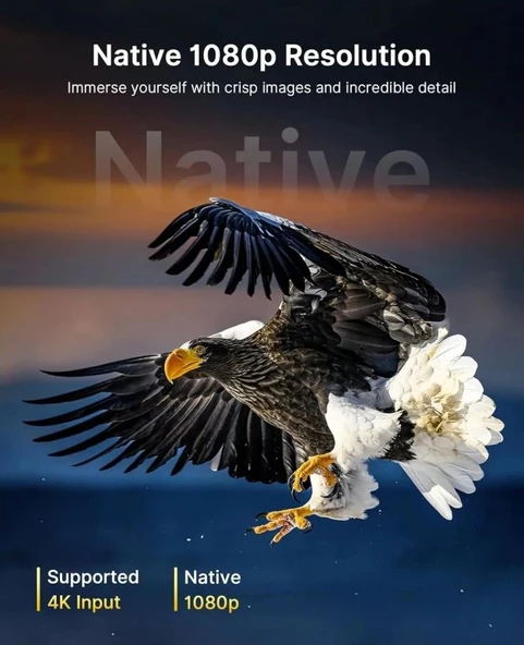 NexiGo PJ40 Ultra Dış Mekan Netflix Projektörü, 800 ANSI Lümen - 6