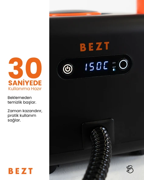 BEZT Steam Pro Buharlı Temizlik Makinesi - Resim 2