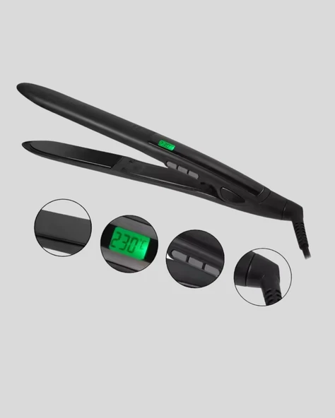 Titanyum Kaplamalı Saç Düzleştirici – Nem Koruma Sensörü - 3
