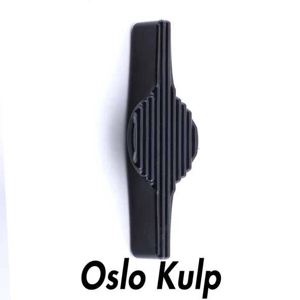 Siyah Kulp Düğme 64 mm Çekmece Mutfak Salon Odası Mobilya Dolabı Dolap Kulpu Kulbu Plastik Kulp - 3