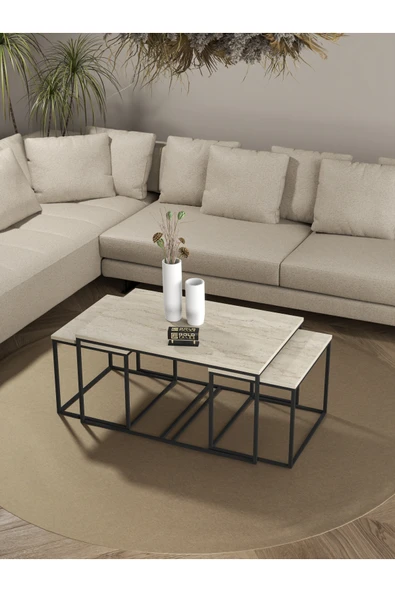 Tv Sehpası Tv Ünitesi Atlantik Çam Antrasit Gold 160 Cm Saraylı 5060 - 6