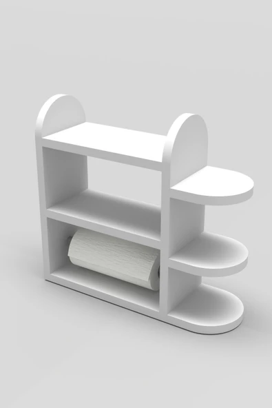 Tv Sehpası Tv Ünitesi Beyaz Gümüş 160 Cm Saraylı 5063 - 3