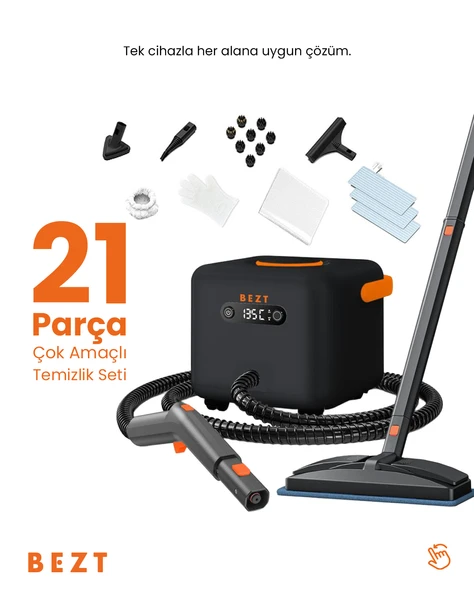 BEZT Steam Pro Buharlı Temizlik Makinesi - Resim 4