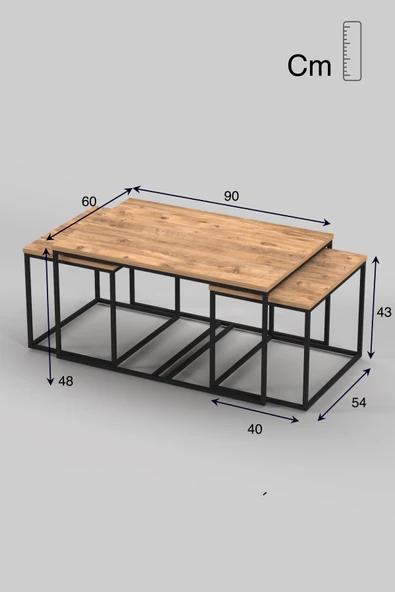 Tv Sehpası Tv Ünitesi 160 Cm Atlantik Çam Antrasit Mistral 5071 - 5