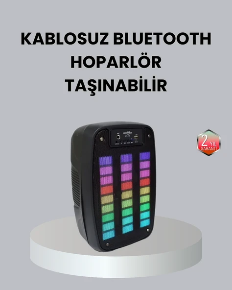 Kablosuz Bluetooth Müzik Cihazı – 2 Saat Batarya Süresi, Şık ve Taşınabilir ürün görseli