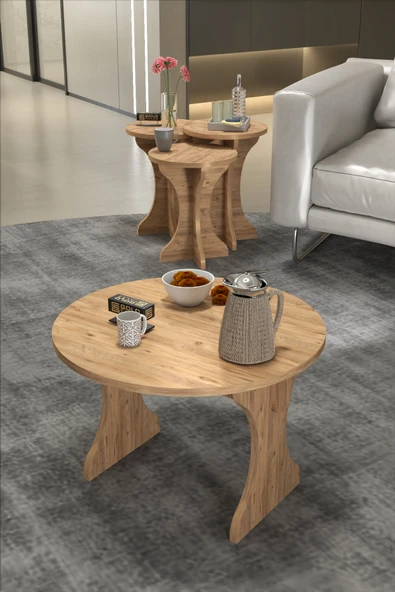 Tv Sehpası Tv Ünitesi Beyaz Gold 160 Cm Linya 5042 - 5