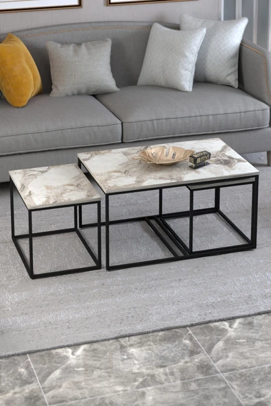 Tv Sehpası Tv Ünitesi 160 Cm Gold Beyaz Mistral 5072 - 5