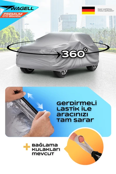 Hyundai Sonata 2006-2011 Uyumlu AX40 Araba brandası - oto çadır örtü - 5