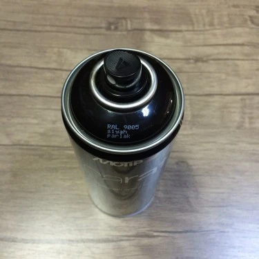 Motip Carat Ral 9005 Parlak Siyah Akrilik Boya 400 ml Germany ürün görseli
