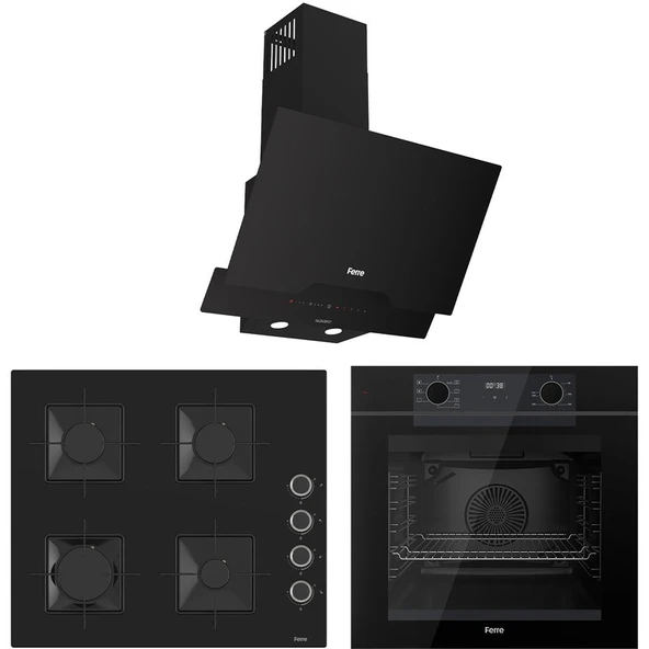 Ferre New Karion Silent Ankastre Set ( QEP63CS-SS205-D063SA ) ürün görseli