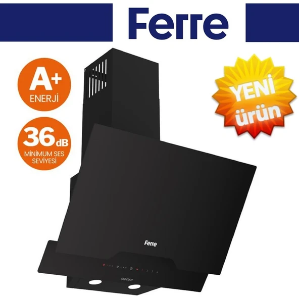 Ferre Silenart Yeni Seri Ultra Sessiz Siyah  Ankastre Set (QBL62CS  +  MS261+  D063 -Sa) - Resim 2