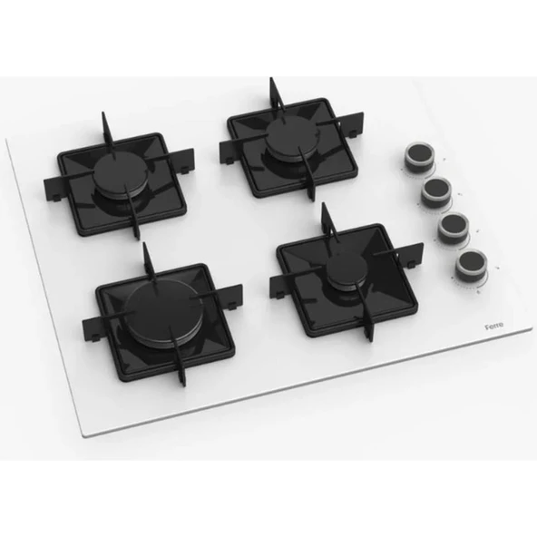 Ferre Beyaz Set ( D087 Beyaz Davlumbaz -SS206 Beyaz Ocak- QBL62CB Beyaz Fırın) - Resim 3