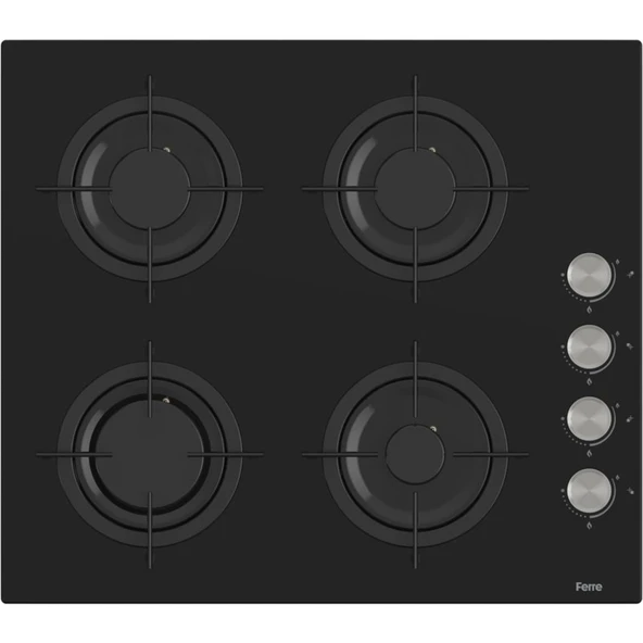 Ferre Flowart Lumora Pro Siyah 3'lü Ankastre Set ( QBL63CS-CS205-D063 ) - Resim 3