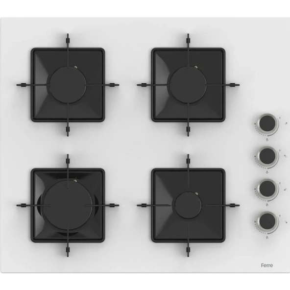 Ferre New White Flowart 3 Lü Ankastre Set ( QMS63CB -SS206 - D087 ) - Resim 4