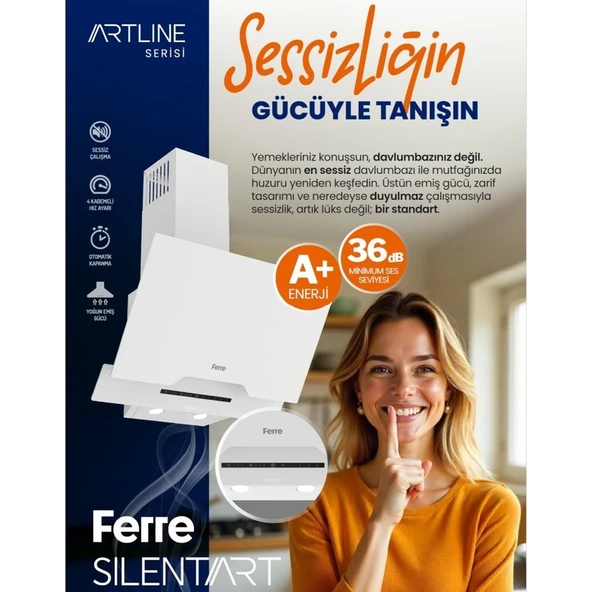 Ferre Fryart Artline Steam QEP64CS - SC405-WFA - D063-SA 9 Prog. Dijital Turbo Ank. Set - Siyah - Resim 5