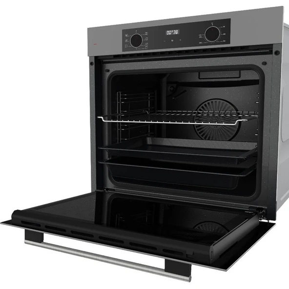 Ferre Flowart Lumora Essential Gri 3'lü Ankastre Set ( QBL63CPR-CS208-D088 ) - Resim 5