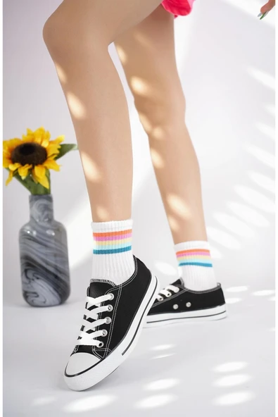 Kısa Unisex Keten Ayakkabı Spor Ayakkabı Günlük Sneakers - Resim 5