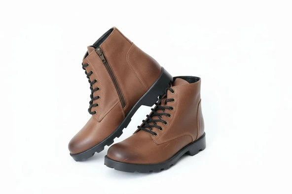 Elevold RAVN Erkek Hakiki Deri Postal Bot – El Yapımı +7 cm Gizli Topuklu Boy Uzatan - Resim 4