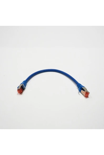 Bakır Patch Kablo S/FTP CAT6 0,25 mt LSZH MAVİ ASSMAN ürün görseli