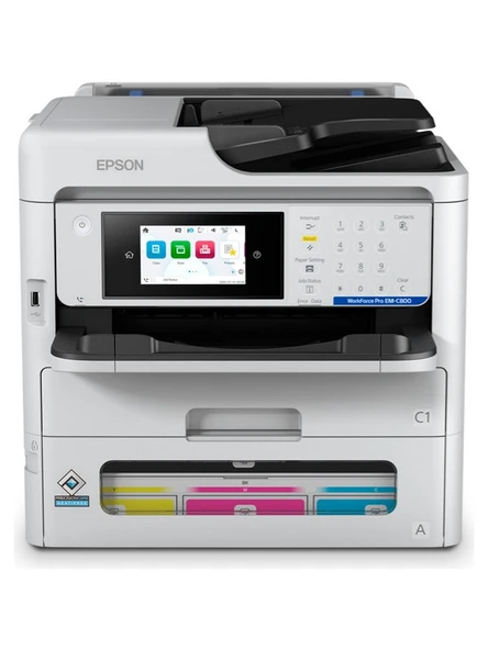 Epson WorkForce Pro WF-EM-C800RDWTF (C11CK19402) Wi-Fi Tarama + Fotokopi + Faks Renkli Çok Fonksiyonlu Inkjet Yazıcı - Resim 2