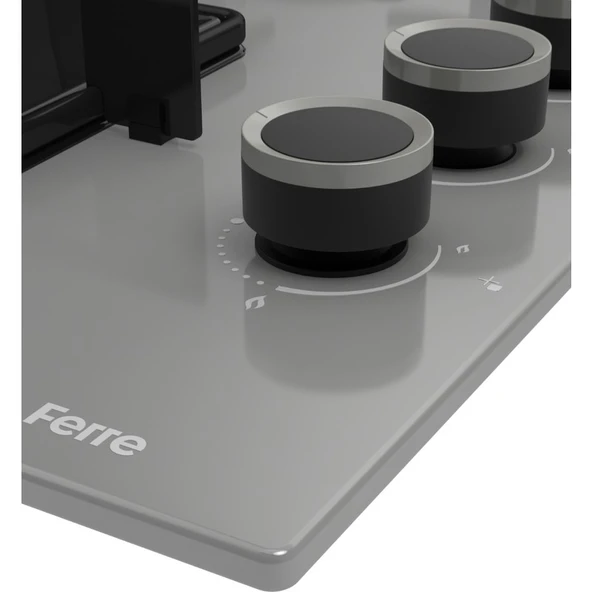 Ferre Elegant Line Basic Gri Ankastre Set ( QBL62CPR-SS208-D079 ) - Resim 5