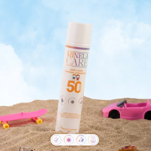 Minela Care Spf 50 Bebek ve Çocuk Güneş Kremi 110 gr - 4