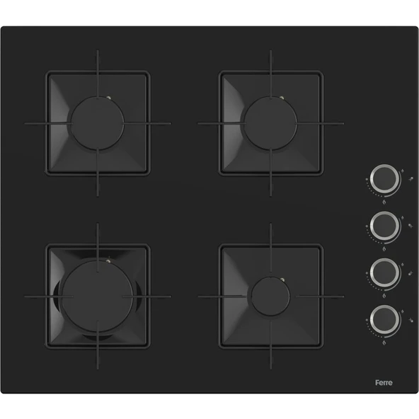 Ferre Elegant Line Basic Siyah Ankastre Set ( QBL62CS-SS205-D077 ) - Resim 3