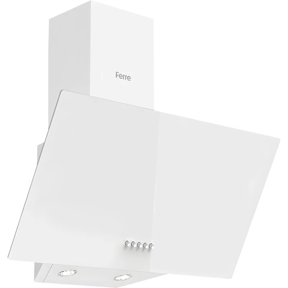 Ferre QBL62CB - SS206 -D087 60 cm Beyaz Cam Turbolu Ankastre Set -Yeni 2025 - Resim 4