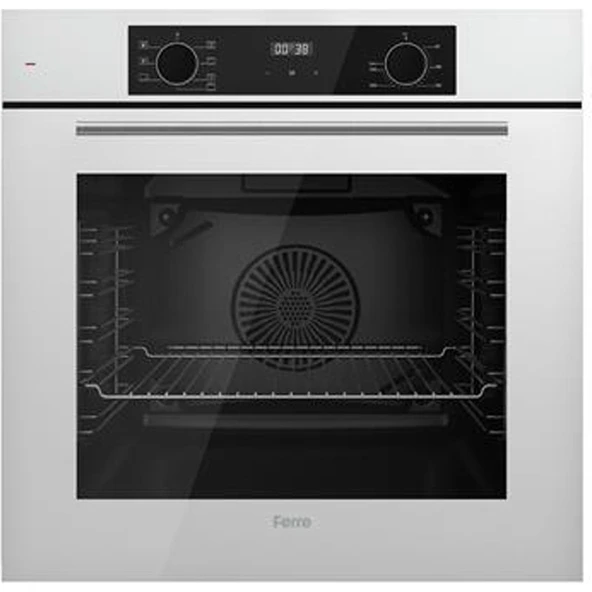 Ferre Whıte Plus Serisi 3lü Cam Ankastre Set (QBL63CB-SS206-D017) - Resim 2