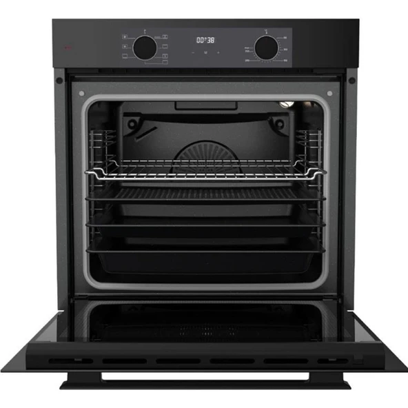 Ferre Fryart&flowart Bello Vitroseramik Elektrikli 3'lü Siyah Ank. Set (D086 + MS261 + QEP63CS) - Resim 4