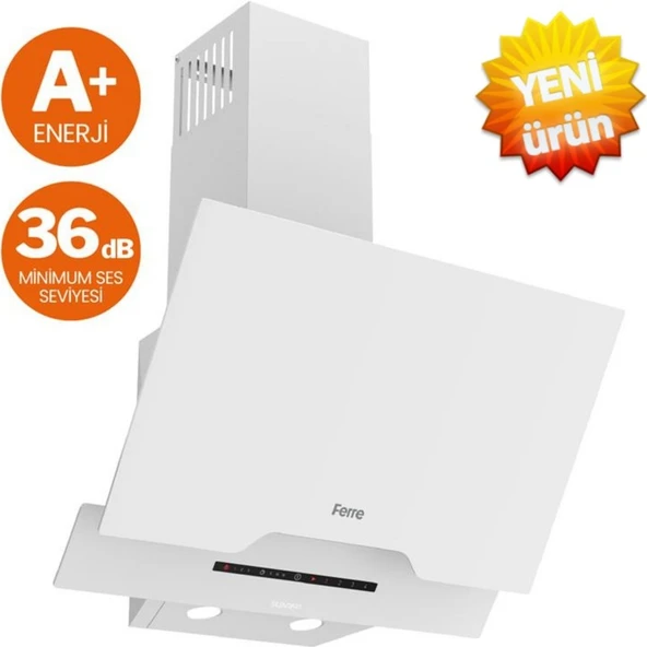 Ferre  Fryart Serisi Silenart  Vitroseramik Elektrikli  Ankastre Set (QBL63CB + MS261 + D064 -Sa) - Resim 3