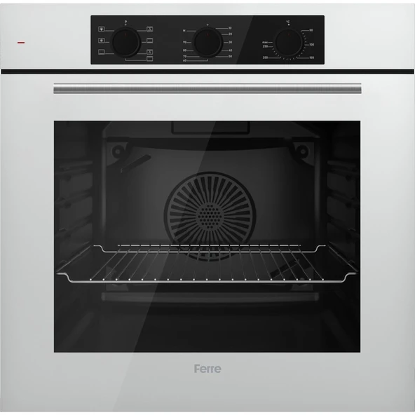 Ferre Elegant Line Beyaz Ankastre Set ( QBL62CB-SS206-D064 ) - Resim 2