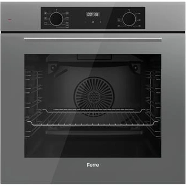 Ferre Icon Plus 75 Serisi 3lü Cam Ankastre Set (QBL63CPR-SS038-D079) - Resim 2