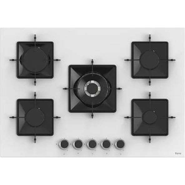 Ferre Icon Plus 75 Serisi 3lü Cam Ankastre Set (QBL63CB-SS036-D017) - Resim 4