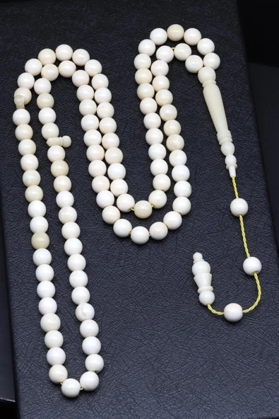 Kemik 99'lu Tesbih 8 mm Küre Kesim - T-1518 ürün görseli