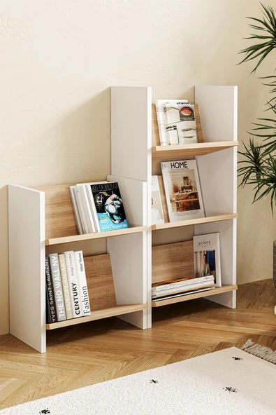 Derga 2 Raflı Kitaplık - 4