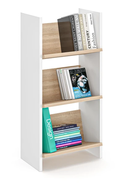 Derga 3 Raflı Kitaplık - 6