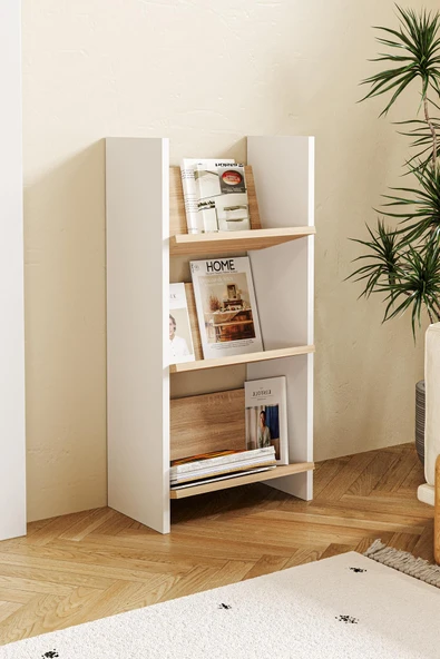 Derga 3 Raflı Kitaplık