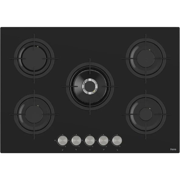 Ferre Flowart Evolis Pro Siyah 3'lü Ankastre Set ( QBL63CS-RS035-D063 ) - Resim 3