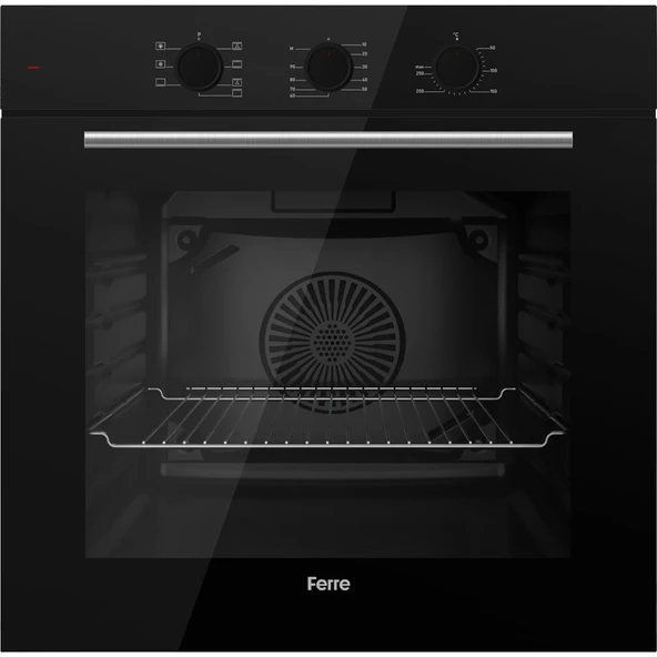 Ferre Soft Line Siyah Ankastre set   ( QBL62CS-CS205-D063 ) - Resim 2